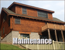  Carrollton, Kentucky Log Home Maintenance