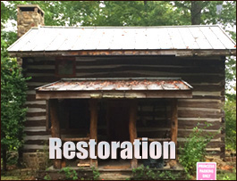 Historic Log Cabin Restoration  Carrollton, Kentucky